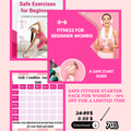 Safe Fitness Starter Pack for Women | 7-Day Beginner Program from Zero